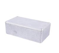 WESIEVYA Estuche de Aluminio para Pedalera de Guitarra 122x66x39,5 Mm, Caja de Efecto de Fundición a Presión, Carcasa Metálica Pulida Antioxidante para Proyectos Electrónicos y Pedales