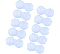WESIEVYA Estuche para Lentes de Plástico Doble Marco 10 Piezas Buen Ajuste para Mantener Lentes Limpias en Actividades al Aire Libre y Hogar