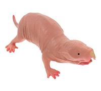 WESIEVYA Figura de Topo Simulado de Plástico Beige, Juguete Adorable y Ligero, Adecuado como Adorno para Decoración del Hogar o Macetero Pequeño