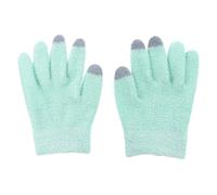 WESIEVYA Guantes Hidratantes para Mujer Cobertura Nutritiva y Suavizante, Tactiles, de Hilo de Pluma Verde para Uso Nocturno y Tareas del Hogar