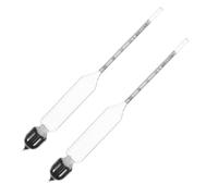 WESIEVYA Hidrómetro de Leche 2 Piezas, Medidor de Densidad de Vidrio para Leche de Vaca y Cabra, Kit de Prueba Preciso para Uso Doméstico y Suministros de Cocina, Medición Fácil y Rápida