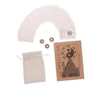 WESIEVYA I Ching para Principiantes 64 Hexagramas Amuletos Papel de Adivinación Feng Shui Decoración Cultural Juego de Sabiduría
