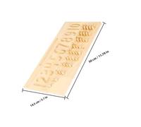 WESIEVYA Juego Educativo de Madera para Trazar Números Ranuras Tablero para Preescolares Juguete Cognitivo de Aritmética para Herramienta de Escritura y Aprendizaje de Matemáticas
