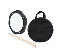 WESIEVYA Kit de Batería de 10 Pulgadas Herramienta para Practicar Batería para Principiantes Bolsa Y Baquetas para Educación Musical para Niños Niñas Y Adultos