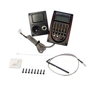 WESIEVYA Lc Ecualizador De Guitarra De Bandas Piezo Pickup Preamp Manual y Automático Para Guitarras Acústicas Sin Batería Lca Negro