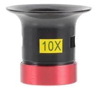 WESIEVYA Lupa de Cristal para Reloj 10x Diadema Metálica Ajustable, Gafas de Joyería para Trabajos de Precisión y Reparación de Relojes, Herramienta Profesional para Relojero y Joyero