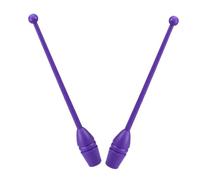 WESIEVYA Mazas para Gimnasia Rítmica en Colores Variados, Accesorio para Entrenamiento y Baile, Adecuado para Gimnasios y Competiciones, 35 Cm, Set de 2 Piezas