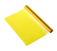 WESIEVYA Película Difusora de Luz para Iluminación, Lámina Fotográfica de 30cm X 200cm Color Amarillo, Filtro de Gel para Luces LED y Fotografía, Corrección y Efecto de Luz para Estudio