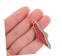 WESIEVYA Pendientes Veraniegos de Sandía con Aretes Colgantes Ligeros de Aleación para Mujer Joyería de Fiesta y Boda Diseño Chic y Resistente al Desgaste