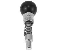 WESIEVYA Perilla de Pasador de Tracción Resorte M20x10l110mm para Máquina de Ejercicios, Pasador Ajustable para Equipo de Fitness y Bicicleta, Mango Sintético, Accesorio Seguro