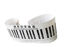 WESIEVYA Piano Keyboard Decal Para Simulación De Teclas Para Aprendizaje Práctica De y Impermeables Para Principiantes