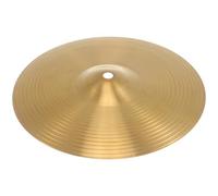 WESIEVYA Platillo Hi-hat de Latón Dorado para Batería, Instrumento de Percusión Fuerte Resistencia al Golpe, Adecuado para Principiantes y Estudiantes