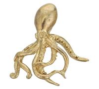 WESIEVYA Pomo de Puerta de Latón Diseño de Pulpo Vintage para Gabinete y Armario, Fácil Instalación y Decoración Náutica para Hogares Amantes del Océano