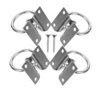WESIEVYA Práctico De Seguridad para Ataduras De Caballos Juego De 4 Piezas para Entrenamiento De Caballos Atadura De Metal Resistente