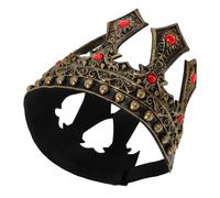 WESIEVYA Real Para Hombre Brillantes Accesorio Medieval Para Cumpleaños Cosplay y Diadema Adultos
