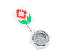 WESIEVYA Reloj Electrónico para Mujeres Cronómetro y Alarma Diseño Retráctil para Enfermería