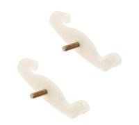 WESIEVYA Reposapiés para Hombro de Violín 2 Piezas, Goma Antideslizante, Tamaño 1/4-1/8, Accesorio de Repuesto para Reposahombros, Uso Sencillo y Práctico para Músicos