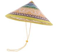 WESIEVYA Sombrero Cuerda para Barbilla para Danza Oriental de Cono Tejido de y Durabilidad Adecuado para Fiestas Temáticas y Escénicas