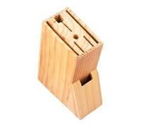WESIEVYA Soporte de Cuchillos de Cocina de Madera Maciza Multifuncional, Estante Organizador para Cuchillos y Tijeras, Portacuchillos Compacto para Uso Doméstico, Accesorio Esencial