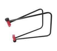 WESIEVYA Soporte de Suelo para Bicicletas Plegable, Ajustable Hierro Negro | Tamaño, Antideslizante y Portátil, para Mountain Bike y Uso en Mantenimiento Mecánico