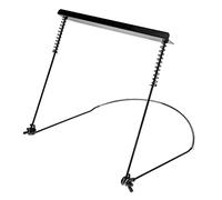 WESIEVYA Soporte Para Armónica Ajustable Soporte De Cuello Rack De Armónica Para Práctica y Presentaciones Color Negro