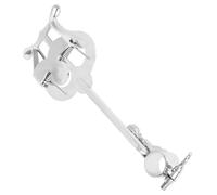 WESIEVYA Soporte para Partituras Carpeta Plegable para Clarinete y Piccolo Abrazadera Robusta y Diseño Portátil para Músicos en Movimiento Color Plata