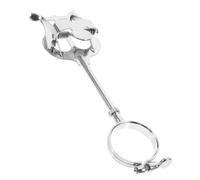 WESIEVYA Soporte Para Partituras De Clarinete De Hierro Plateado Accesorio Resistente y Duradero Para Instrumentos Musicales Para Práctica Orquestal y Uso Portátil