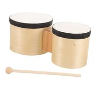WESIEVYA Tambores para Adultos de 4 5 Pulgadas Instrumento Musical de Madera Percusión Manual para Lecciones de Baile de Educación Temprana