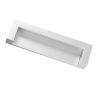 WESIEVYA Tiradores de Muebles Empotrados Manija Oculta de Aleación de Zinc en Color Plata Alta Dureza y Diseño Que Ahorra Espacio para Cajones y Armarios