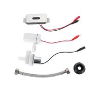 WESIEVYA Válvula de Descarga Automática Diseño Elegante, Instalación Fácil Material Plástico y Acero Inoxidable para Urinario Sensor Incorporado para Baño y Club