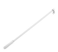 WESIEVYA Varilla Tirador para Cortinas de Aluminio y Plástico 50 CM white, Barra de Tracción Manual Resistente, para Uso en Interiores y Oficinas