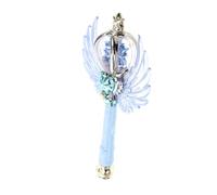 WESIEVYA Varita Mágica Luminosa para Niñas con Alas Varita de con y Luces Juguete para Cosplay de Princesa para y Fomentar la Creatividad