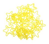 WESIEVYA y Plástico Resistente 50 Bandas Elásticas Forma de Estrella Accesorio Creativo para Ilusionismo Alta Elasticidad para Entretenimiento en Grupo