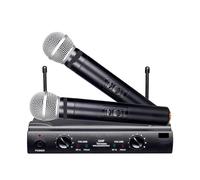 WESLNN 120 Metros De Sistema De Micrófono Inalámbrico De Canales Duales UHF For Sistema De Karaoke En Casa