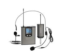 WESLNN Auriculares Inalámbricos Portátiles con Micrófono, Sistema De Micrófono Lavalier, 80m, Enseñanza, Entrevista De Voz, Vlog, Grabación En Vivo For PC(1)