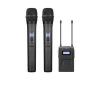 WESLNN Micrófono De Entrevista con Sistema De Micrófono Inalámbrico Dual UHF, Adecuado For Cámaras SLR(K4)