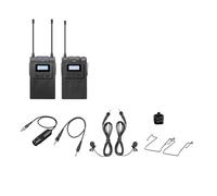 WESLNN Micrófono De Entrevista con Sistema De Micrófono Inalámbrico Dual UHF, Adecuado For Cámaras SLR(K1)