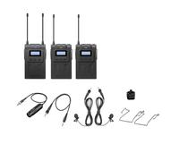 WESLNN Micrófono De Entrevista con Sistema De Micrófono Inalámbrico Dual UHF, Adecuado For Cámaras SLR(K2)