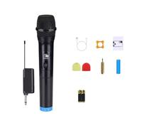WESLNN Micrófono Dinámico Inalámbrico De Karaoke Dual, VHF, Sala Profesional For Cantar, Micrófono Portátil For Fiesta, Espectáculo, Discurso En Casa, Sistema PA De Iglesia(One Mic)