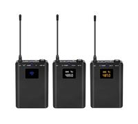 WESLNN Micrófono Grabación De Teléfono Entrevista Inalámbrica Al Aire Libre Microfone Lavalier For Cámara Micrófono De Reducción De Ruido(Kit 2)