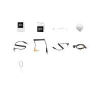 WESLNN Micrófono Inalámbrico Juego De Mini Micrófono Profesional Adecuado For Cámaras Digitales SLR Entrevistas con Teléfonos Inteligentes(1 Pro W)
