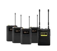 WESLNN Micrófono Inalámbrico Profesional Monitoreo En Tiempo Real Micrófono Inteligente De Reducción De Ruido For Cámara De Teléfono Inteligente DSLR