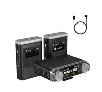 WESLNN Micrófono Inalámbrico Sistema De Micrófono Solapa Lavalier Reducción De Ruido Transmisor Receptor Kit(W1)