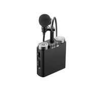 WESLNN Micrófono Inalámbrico UHF, Micrófono De Solapa Lavalier, Grabación De Audio Y Vídeo Portátil For Cámaras, Teléfonos, Tabletas(M2)