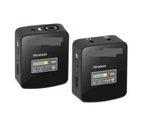 WESLNN Micrófono Lavalier Inalámbrico Teléfono Inteligente Cámara Micrófono Mezclador Profesional Grabación De Audio Y Video(Kit 1)