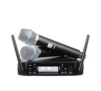 WESLNN Sistema con Micrófono Inalámbrico Micrófonos Dinámicos De Mano, Ideales For Karaoke, Fiestas, DJ, Iglesias, Bodas, Actividades En Interiores Y Exteriores