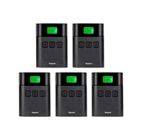 WESLNN Sistema De Guía Turística Guía De Audio Inalámbrica For Traductor De Iglesia Visita De Museo Itinerante Conferencia Entrenamiento De Fábrica(5 Receivers)