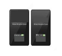 WESLNN Sistema De Micrófono De Solapa Inalámbrico con Micrófono De Solapa De Monitoreo En Tiempo Real For Cámaras DSLR, Teléfonos, Micrófono De Video(1 to 1)