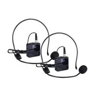 WESLNN Sistema De Micrófono Inalámbrico Auriculares Micrófono Micrófono De Solapa UHF con Receptor De Transmisor De Petaca Recargable For Grabación De Altavoz PA(BG-162U)