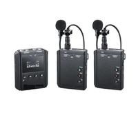 WESLNN Sistema De Micrófono Inalámbrico UHF Micrófono Lavalier Profesional For Video DSLR Smartphone Grabación De Entrevistas(Kit 2)